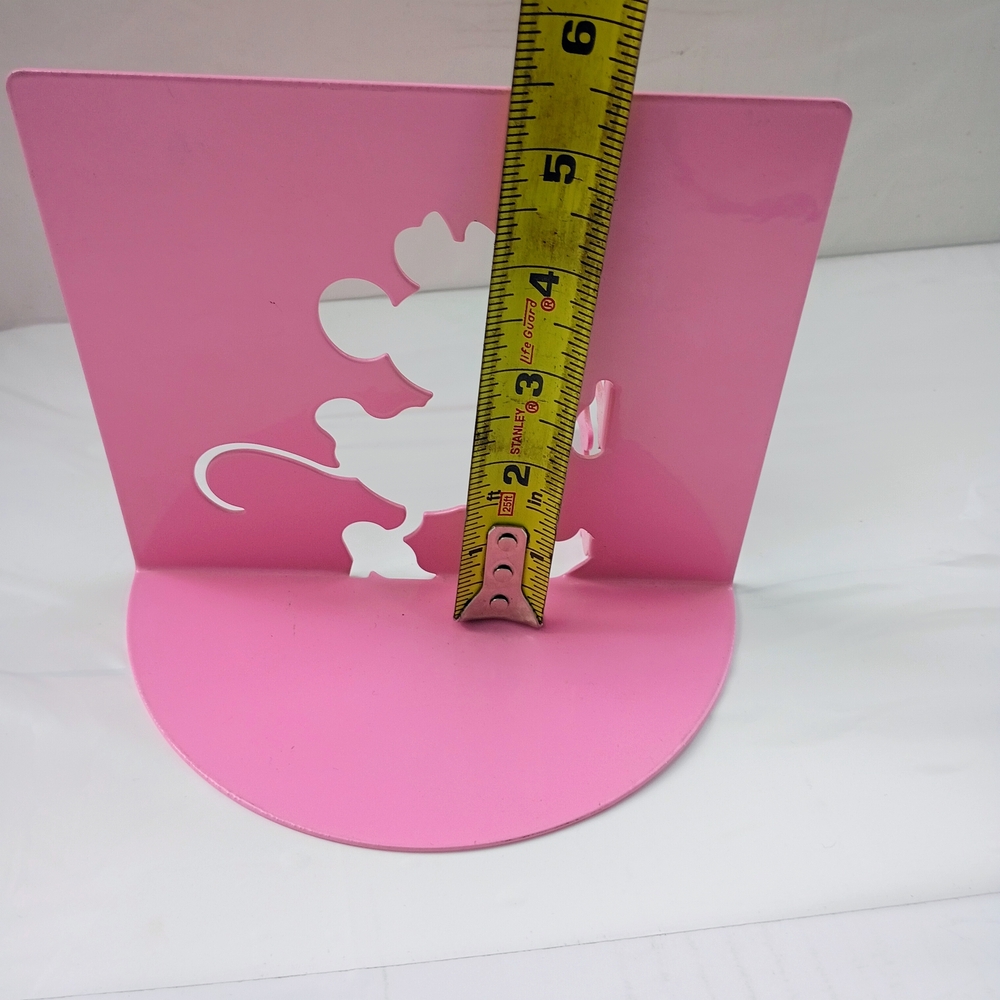 Pink Mouse Silhouette Bookends - Picture 7 of 7